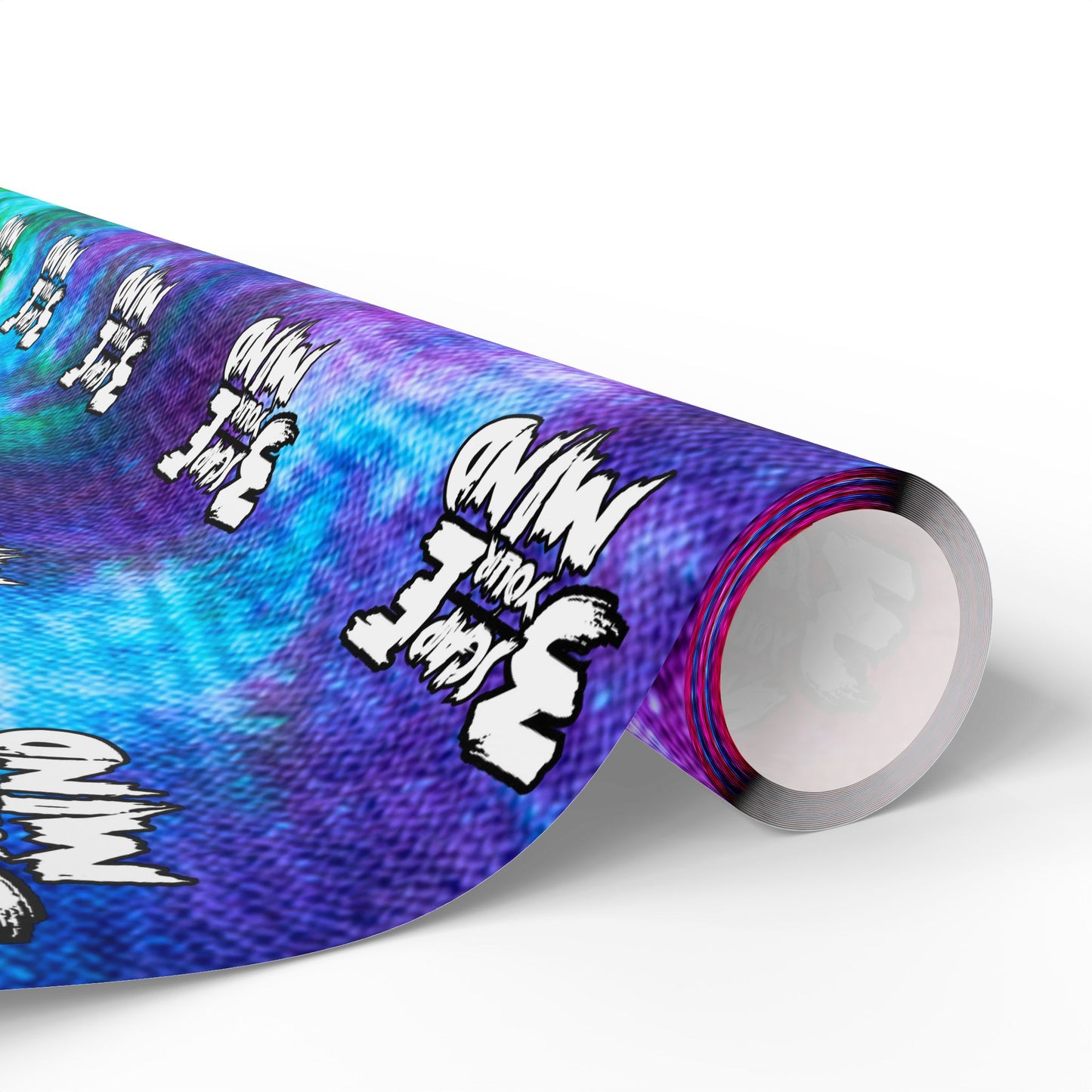 3scape Your Mind Scratch Font Wrapping Paper