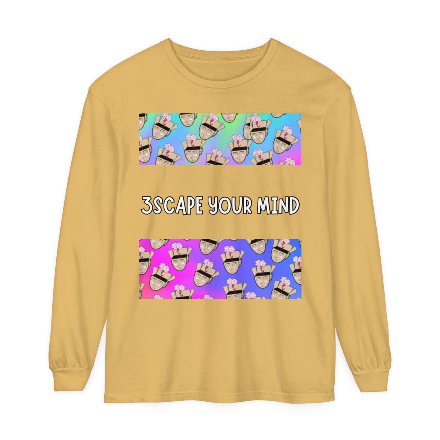 Split Rainbow 3scape Your Mind Long Sleeve Shirt