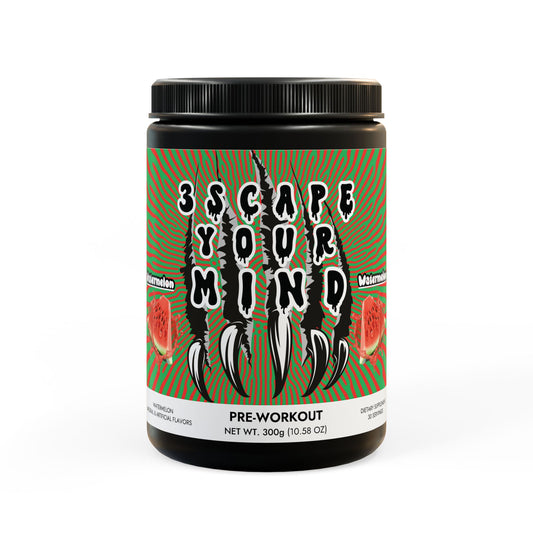 3scape Your Mind Pre-Workout, Watermelon (300g, 10.58oz)