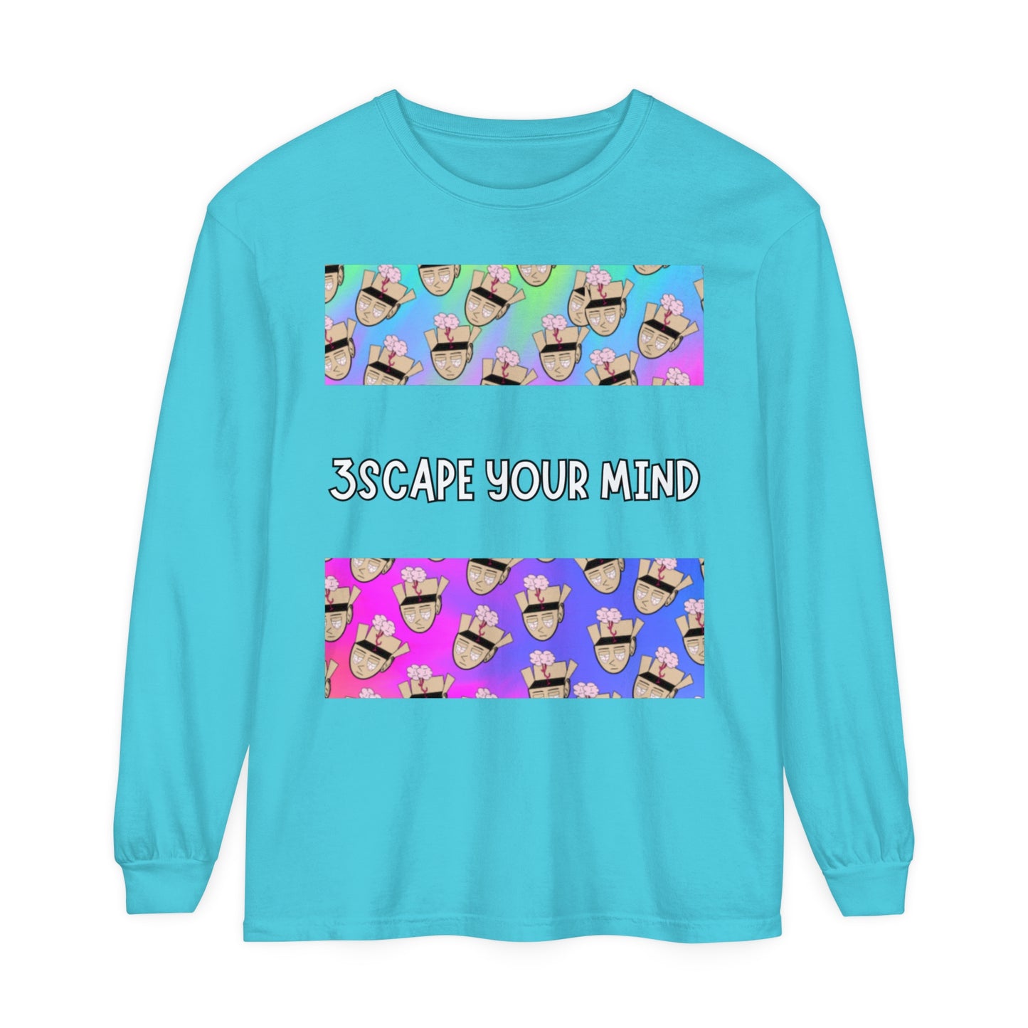 Split Rainbow 3scape Your Mind Long Sleeve Shirt