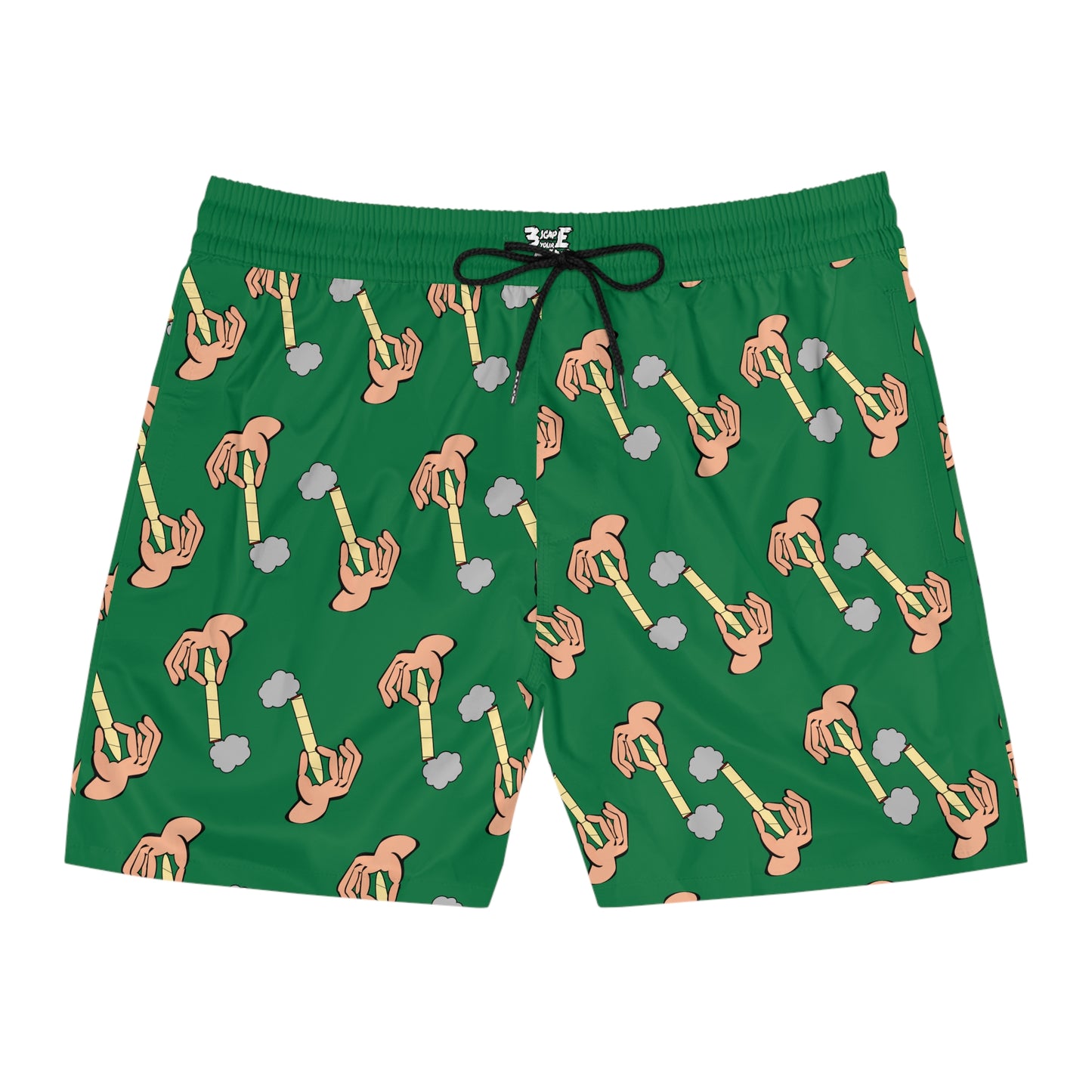 Green Hand Of Joint Swim Shorts