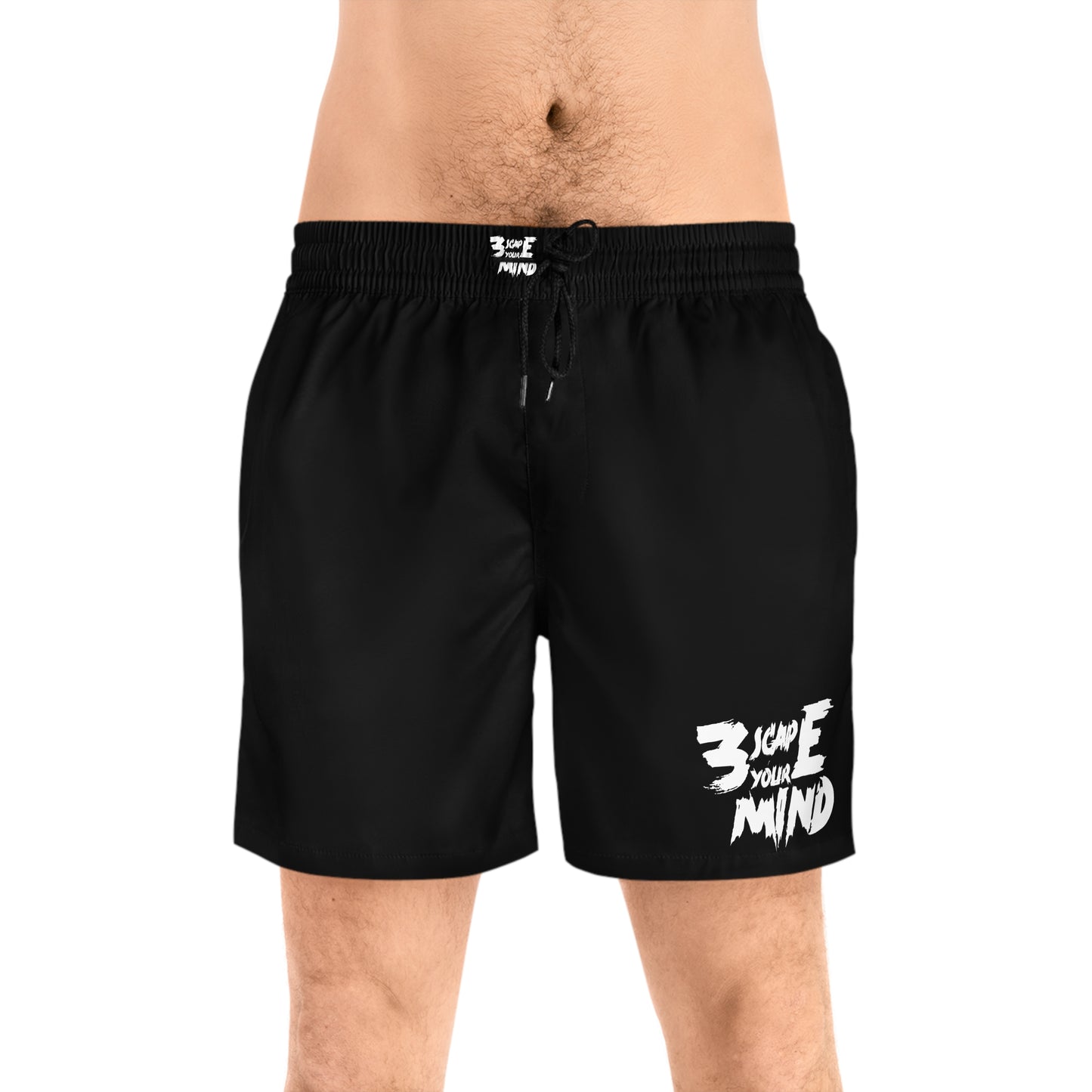 Black 3scape Your Mind Swim Shorts