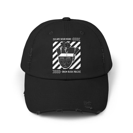 Inverted Colors Distressed Dad Hat