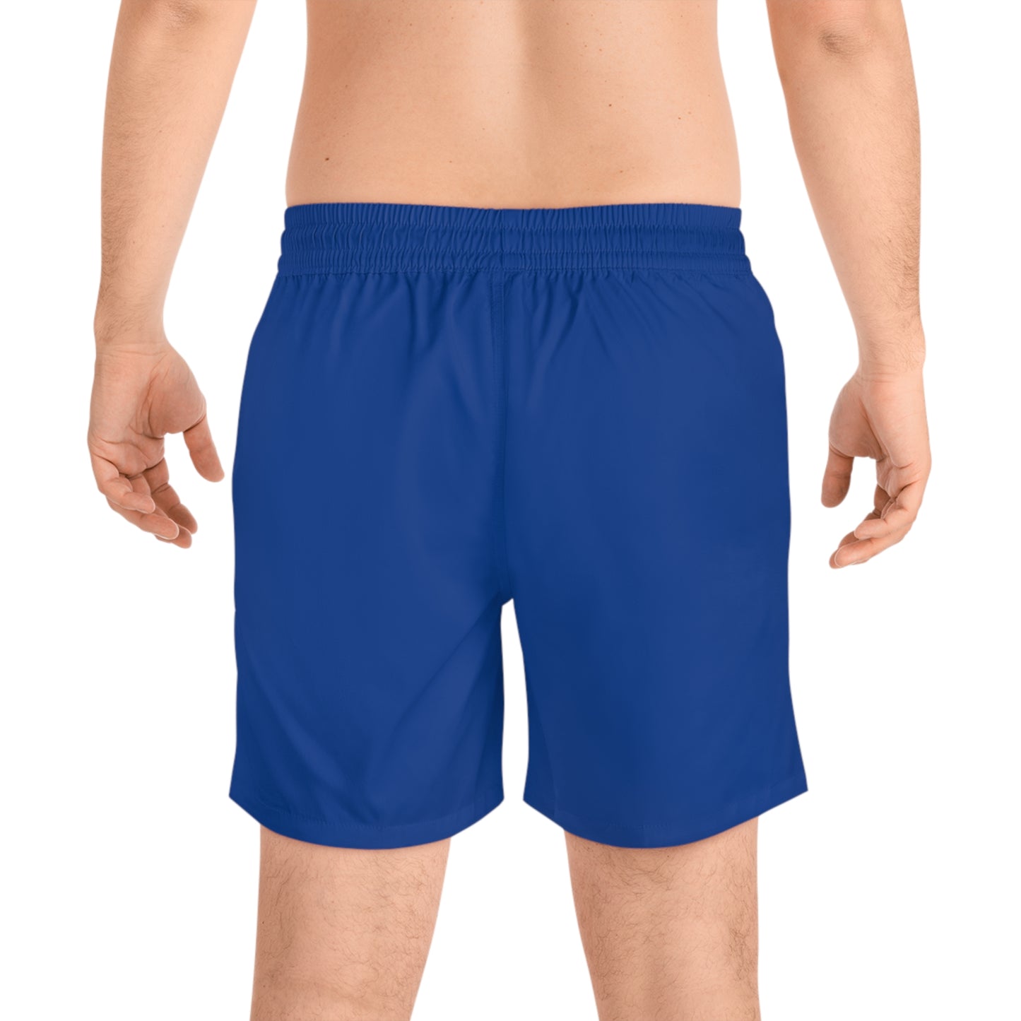 Blue Falling Rose Swim Shorts