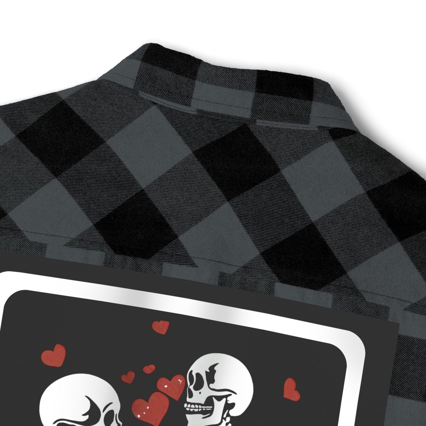 LIMITED EDITION! 3YM Forever Skeletons Unisex Flannel Shirt