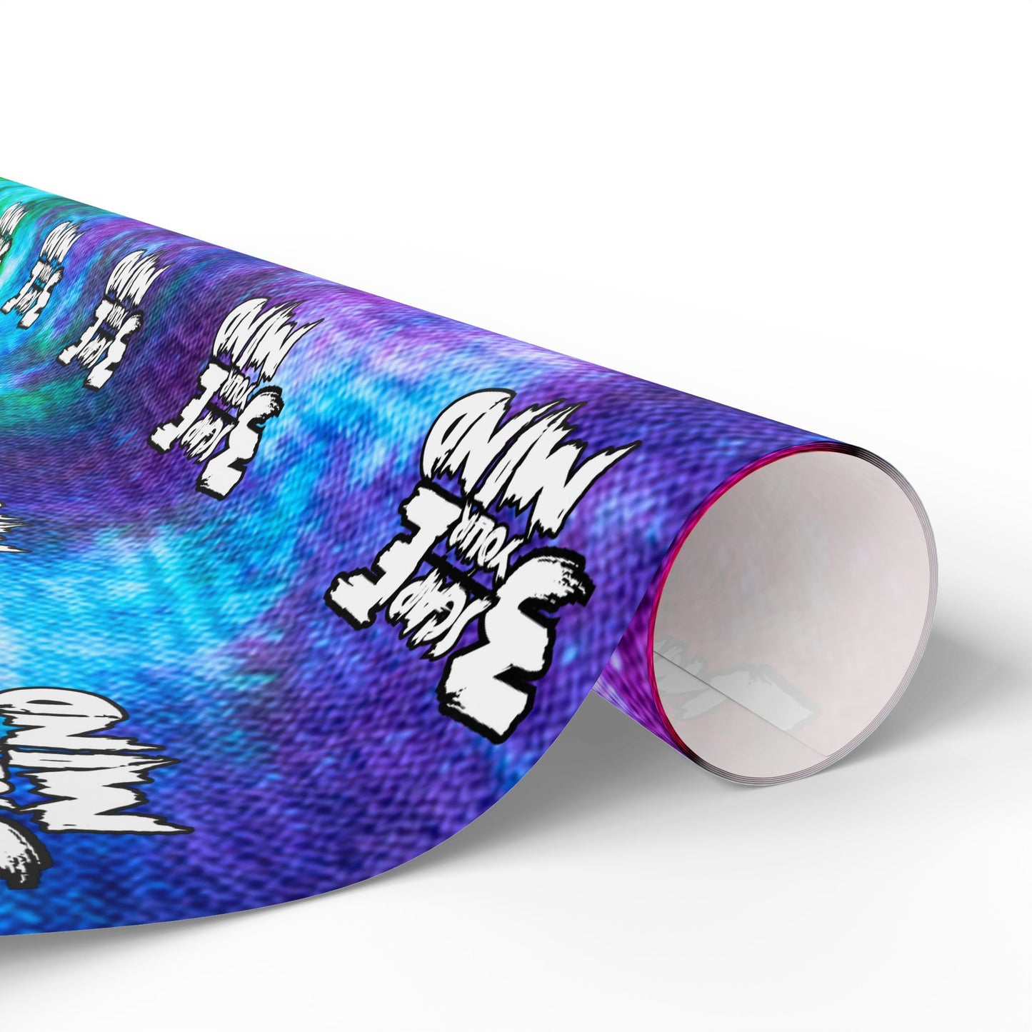 3scape Your Mind Scratch Font Wrapping Paper