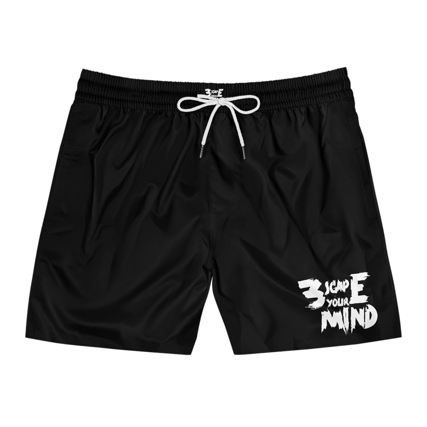 Black 3scape Your Mind Swim Shorts